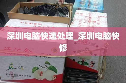 深圳电脑快速处理_深圳电脑快修