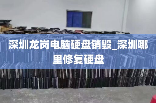 深圳龙岗电脑硬盘销毁_深圳哪里修复硬盘