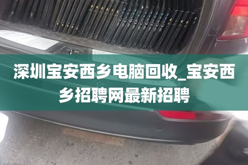 深圳宝安西乡电脑回收_宝安西乡招聘网最新招聘
