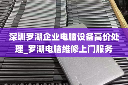 深圳罗湖企业电脑设备高价处理_罗湖电脑维修上门服务