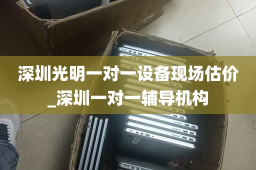 深圳光明一对一设备现场估价_深圳一对一辅导机构
