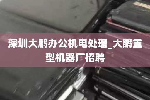 深圳大鹏办公机电处理_大鹏重型机器厂招聘