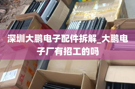 深圳大鹏电子配件拆解_大鹏电子厂有招工的吗