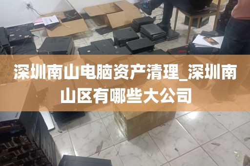深圳南山电脑资产清理_深圳南山区有哪些大公司