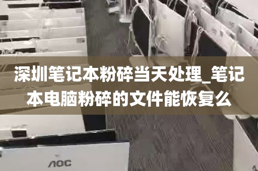 深圳笔记本粉碎当天处理_笔记本电脑粉碎的文件能恢复么