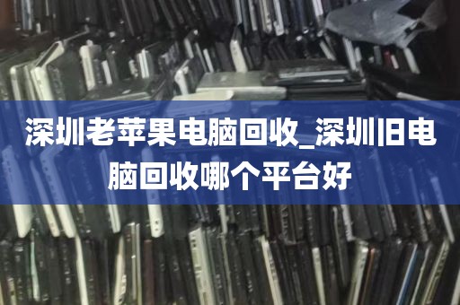 深圳老苹果电脑回收_深圳旧电脑回收哪个平台好
