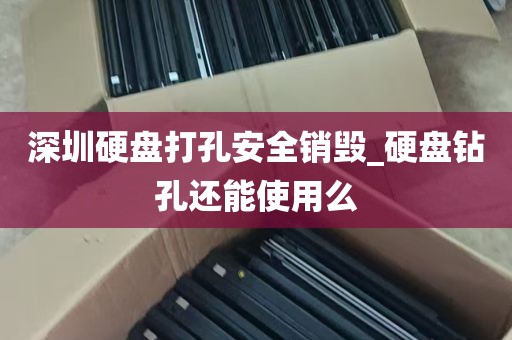 深圳硬盘打孔安全销毁_硬盘钻孔还能使用么