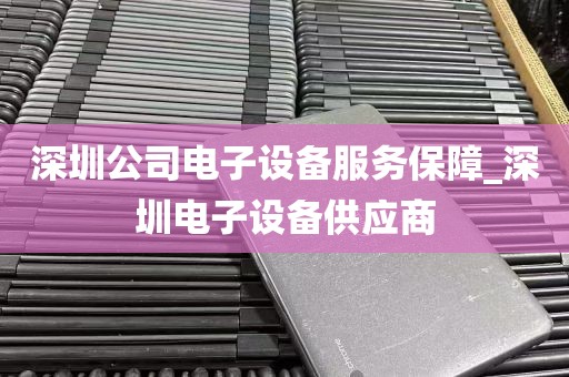 深圳公司电子设备服务保障_深圳电子设备供应商