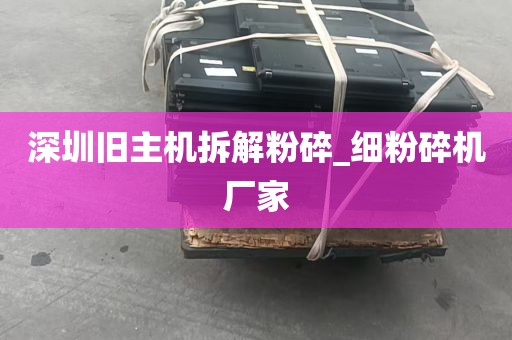 深圳旧主机拆解粉碎_细粉碎机厂家