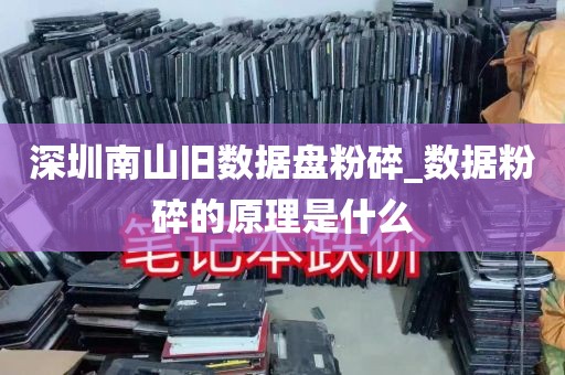 深圳南山旧数据盘粉碎_数据粉碎的原理是什么
