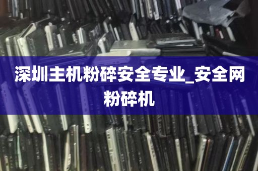 深圳主机粉碎安全专业_安全网粉碎机
