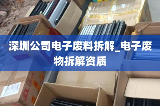 深圳公司电子废料拆解_电子废物拆解资质