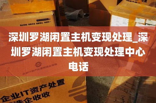 深圳罗湖闲置主机变现处理_深圳罗湖闲置主机变现处理中心电话