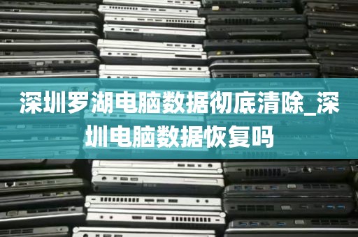 深圳罗湖电脑数据彻底清除_深圳电脑数据恢复吗