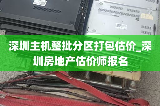 深圳主机整批分区打包估价_深圳房地产估价师报名