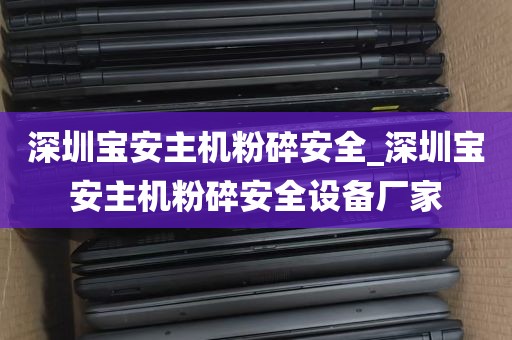 深圳宝安主机粉碎安全_深圳宝安主机粉碎安全设备厂家