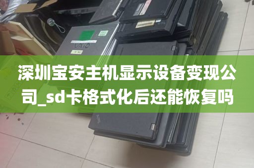 深圳宝安主机显示设备变现公司_sd卡格式化后还能恢复吗