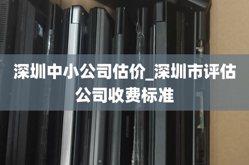 深圳中小公司估价_深圳市评估公司收费标准