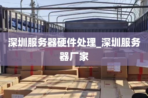 深圳服务器硬件处理_深圳服务器厂家