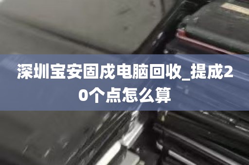 深圳宝安固戍电脑回收_提成20个点怎么算