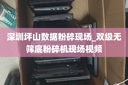 深圳坪山数据粉碎现场_双级无筛底粉碎机现场视频